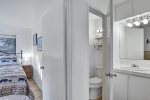 Mammoth Condo Rental La Vista Blanc 69- Master Bedroom with Ensuite Bathroom